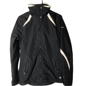 Columbia‎ Black and White Omni-Tech Interchange Jacket Size XS Bugaboo